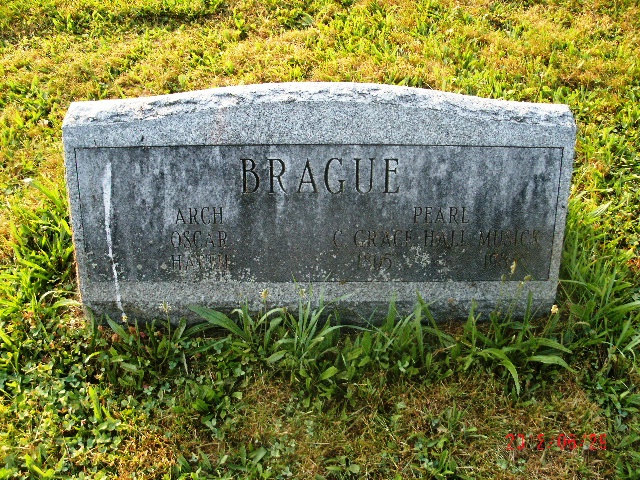 Brague Family Headstone