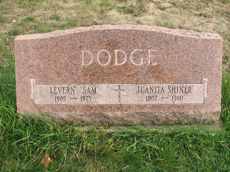 Dodge, Levern Sam and Juanita Shiner- Franklin CCC Cemetery 2010