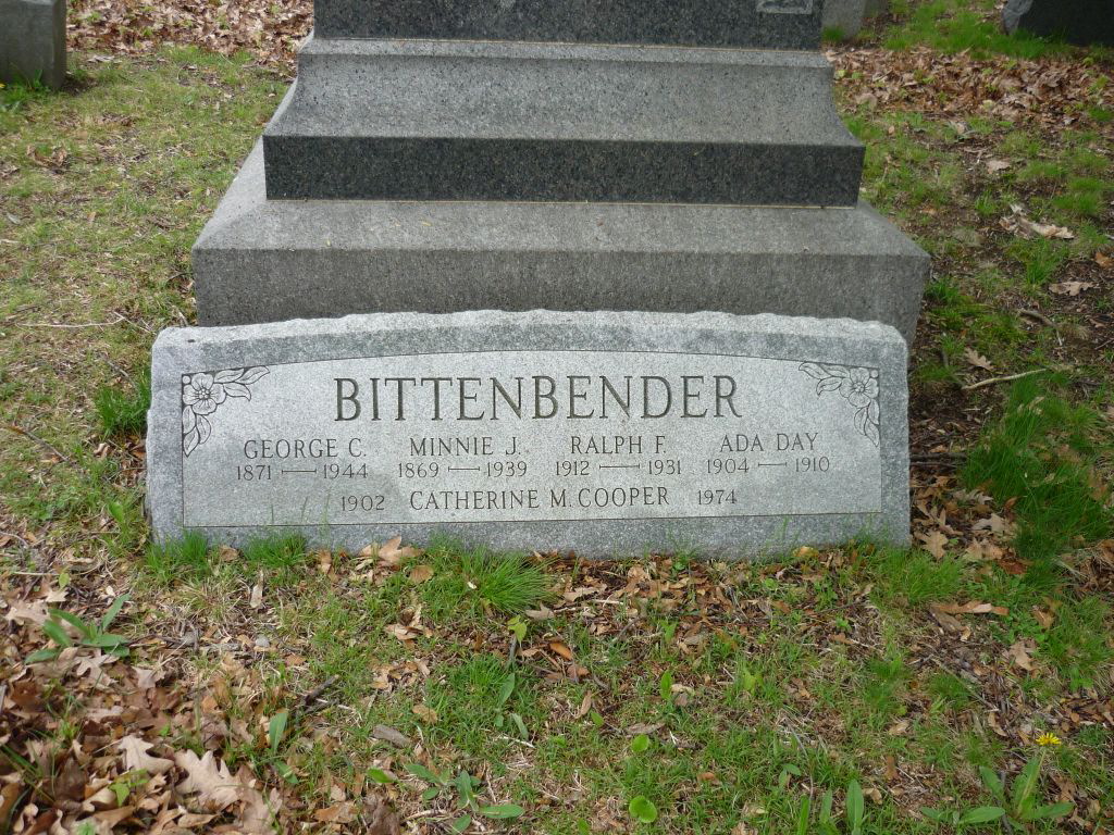 George C, Minnie J, Ralph F, Ada Day Bittenbender