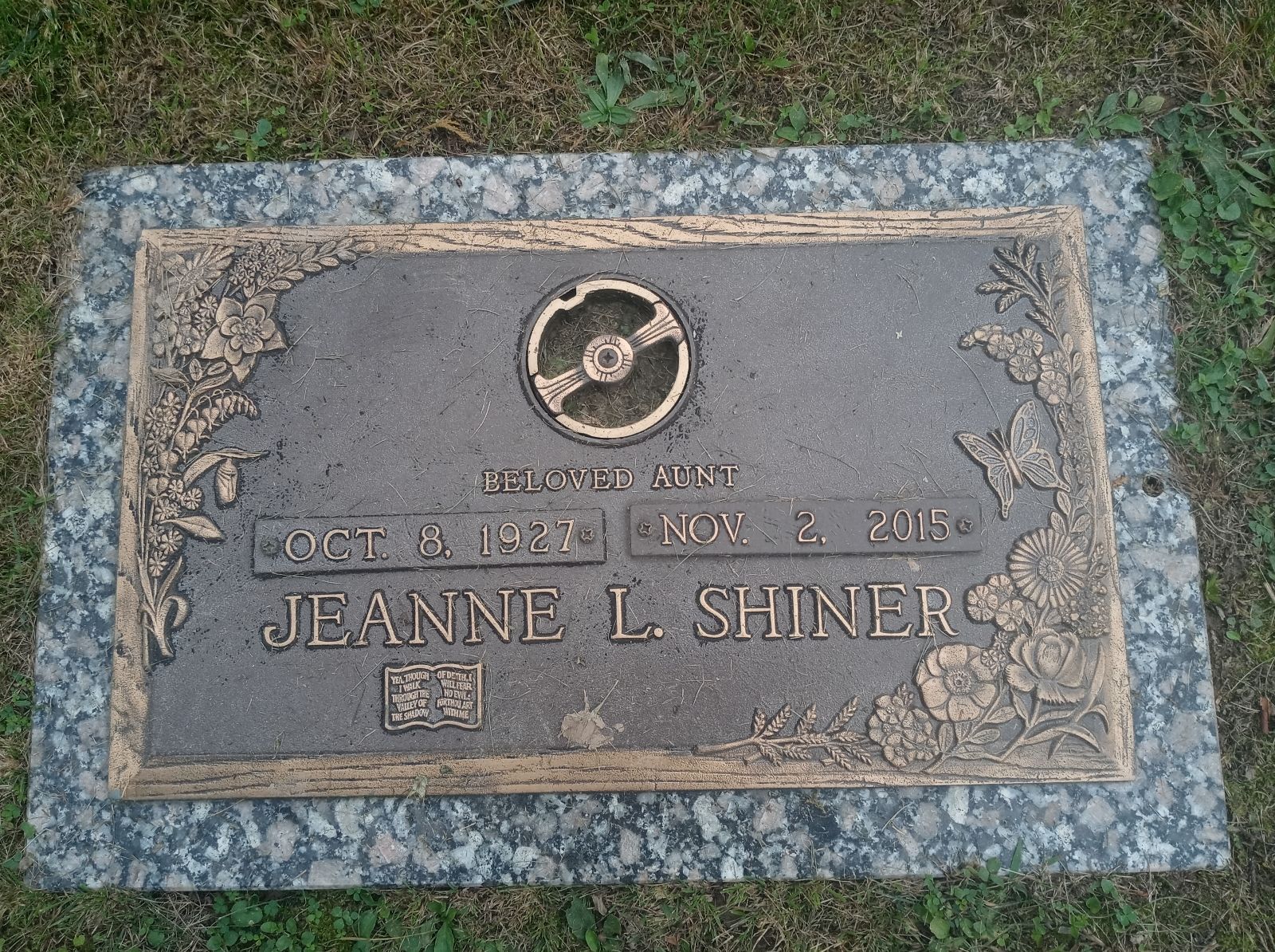 Headstone - Jeanne L Shiner