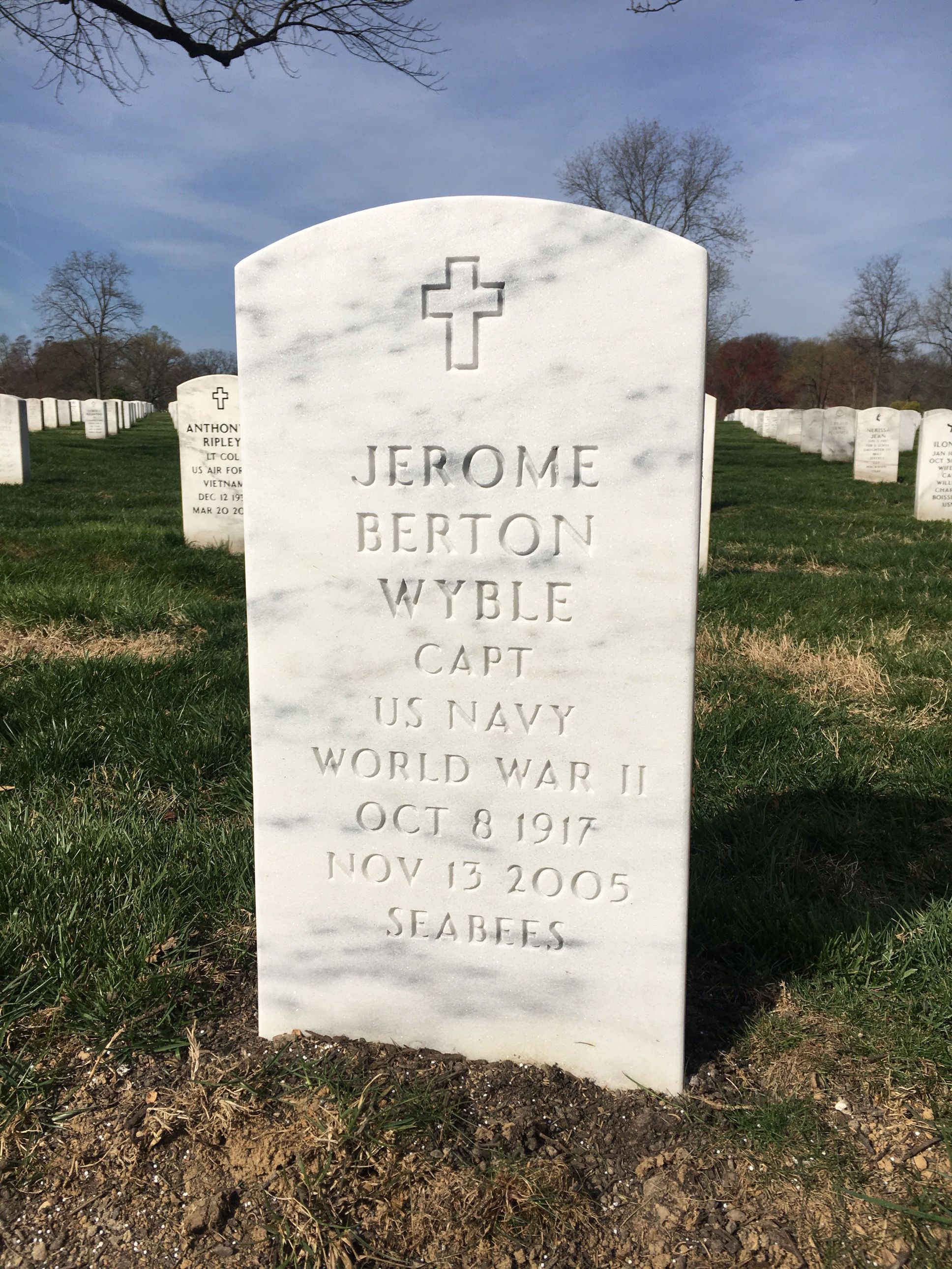 Headstone - Jerome Berton Wyble