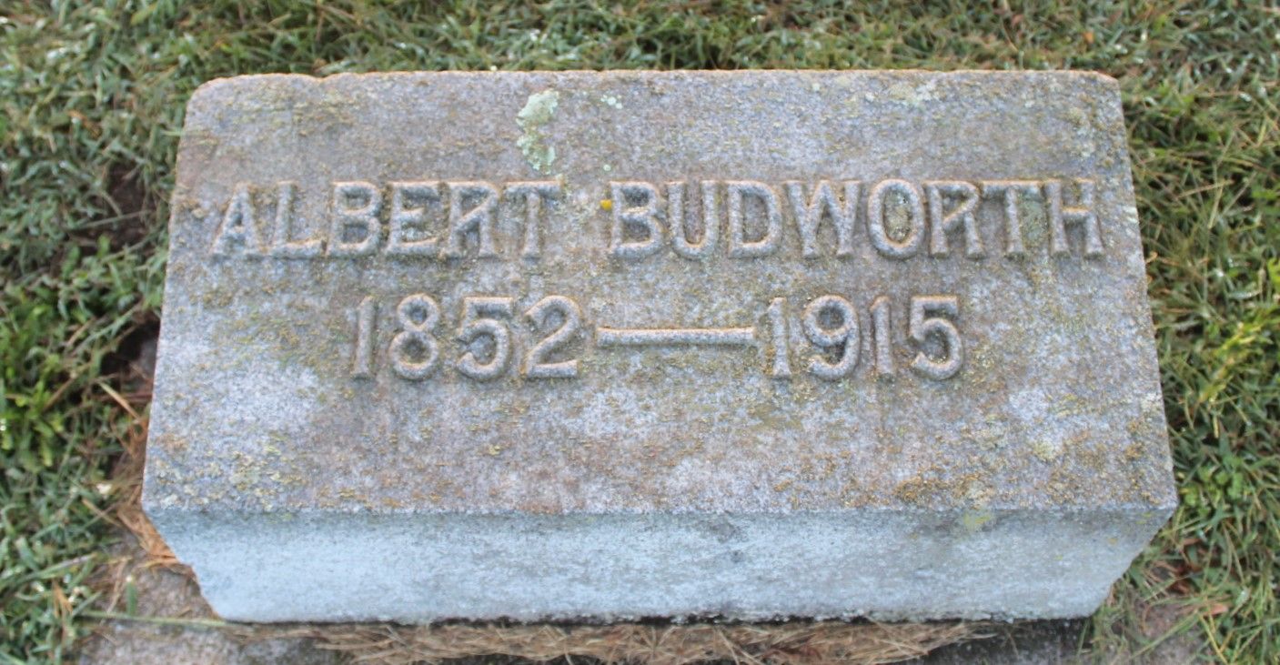 Headstone: Albert Budworth
