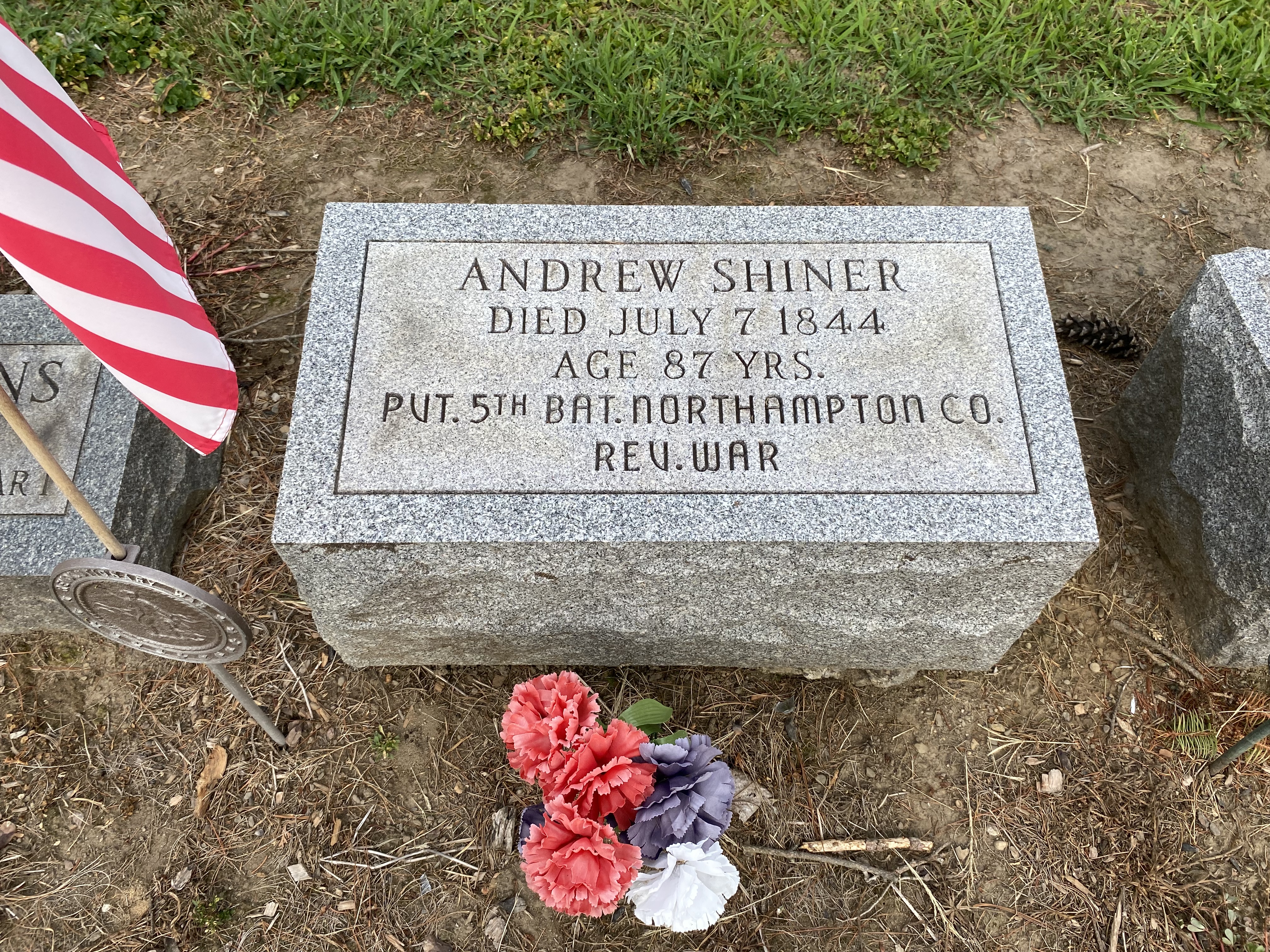 Headstone: Andrew Shiner