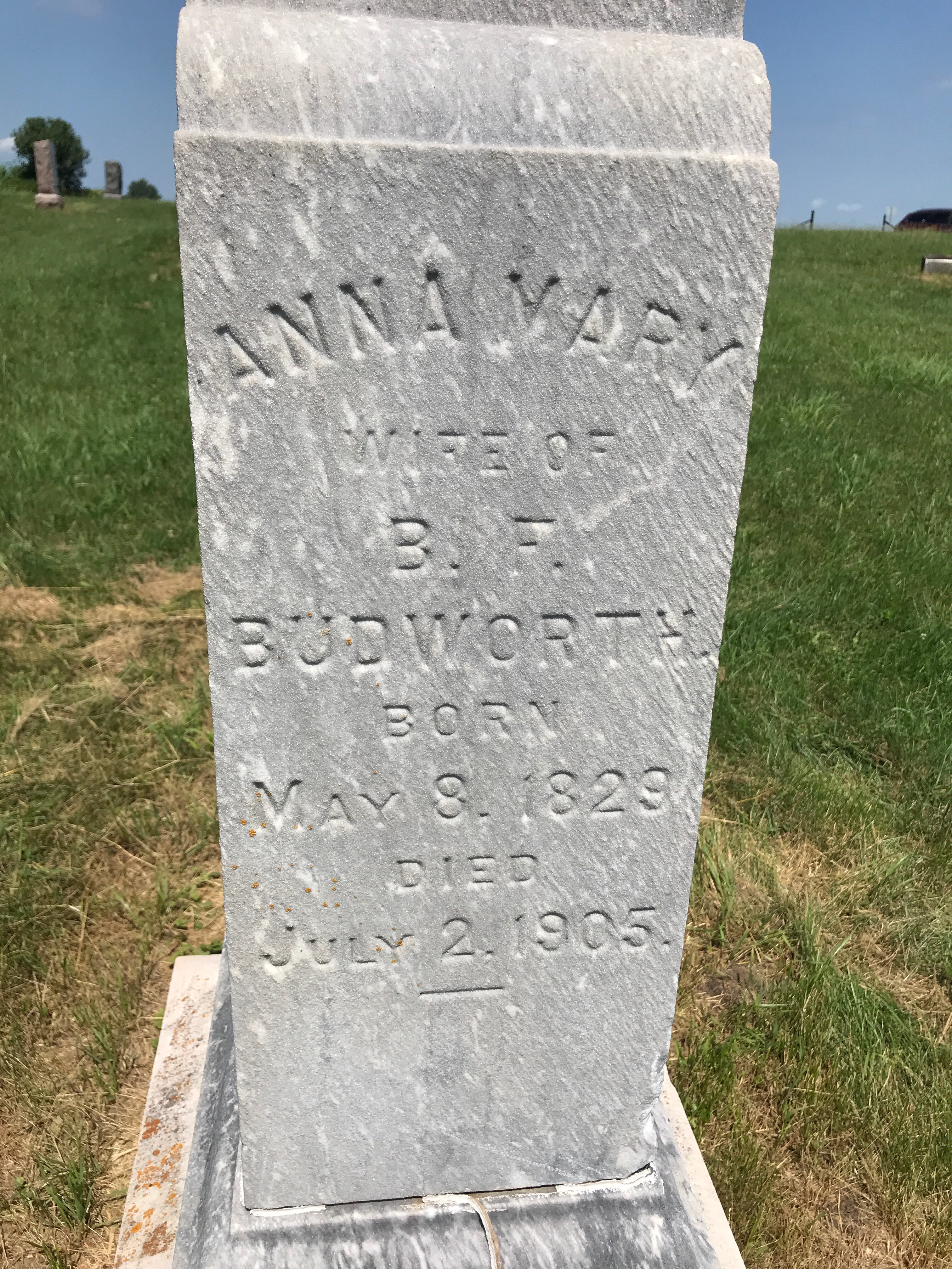Headstone: Anna Mary McNeal