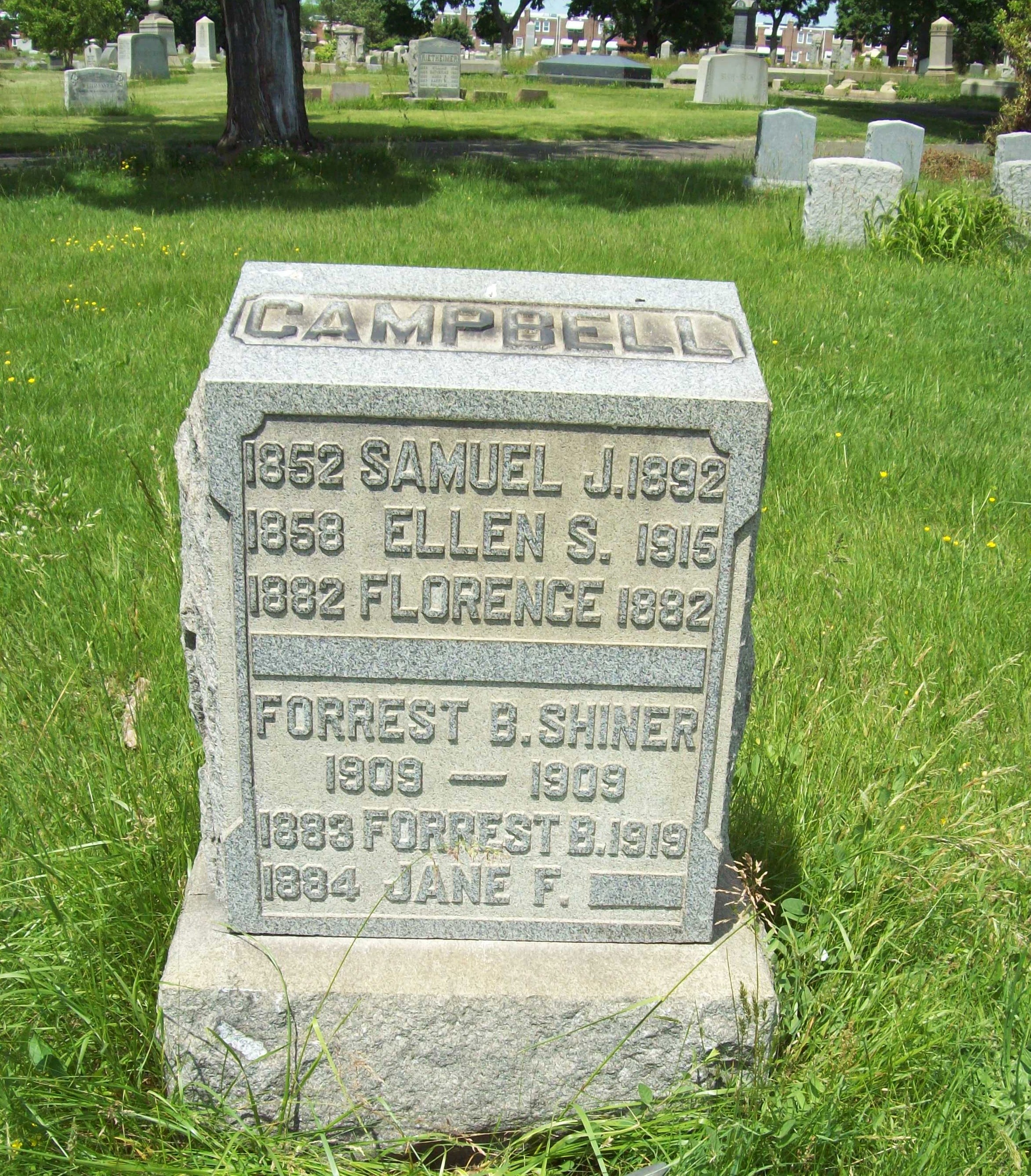 Headstone: Campbell
