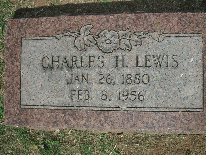 Headstone: Charles H. Lewis
