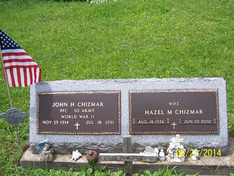 Headstone: Chizmart - John H & Hazle M