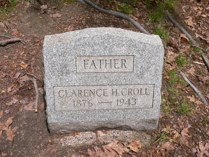 Headstone: Clarence H Croll