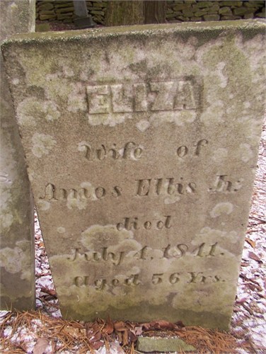 Headstone: Eliza Ellis