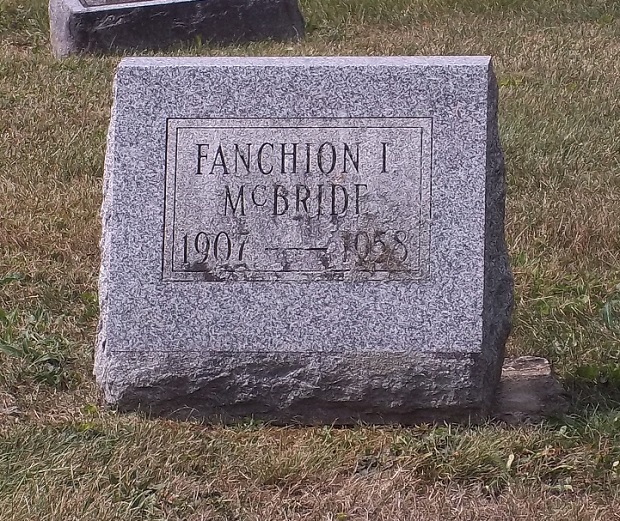 Headstone: Fanchion I McBride