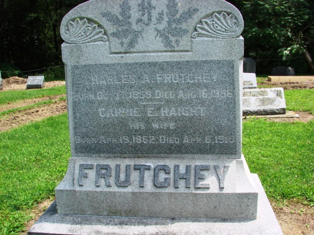 Headstone: Frutchey - Charles A & Carrie E