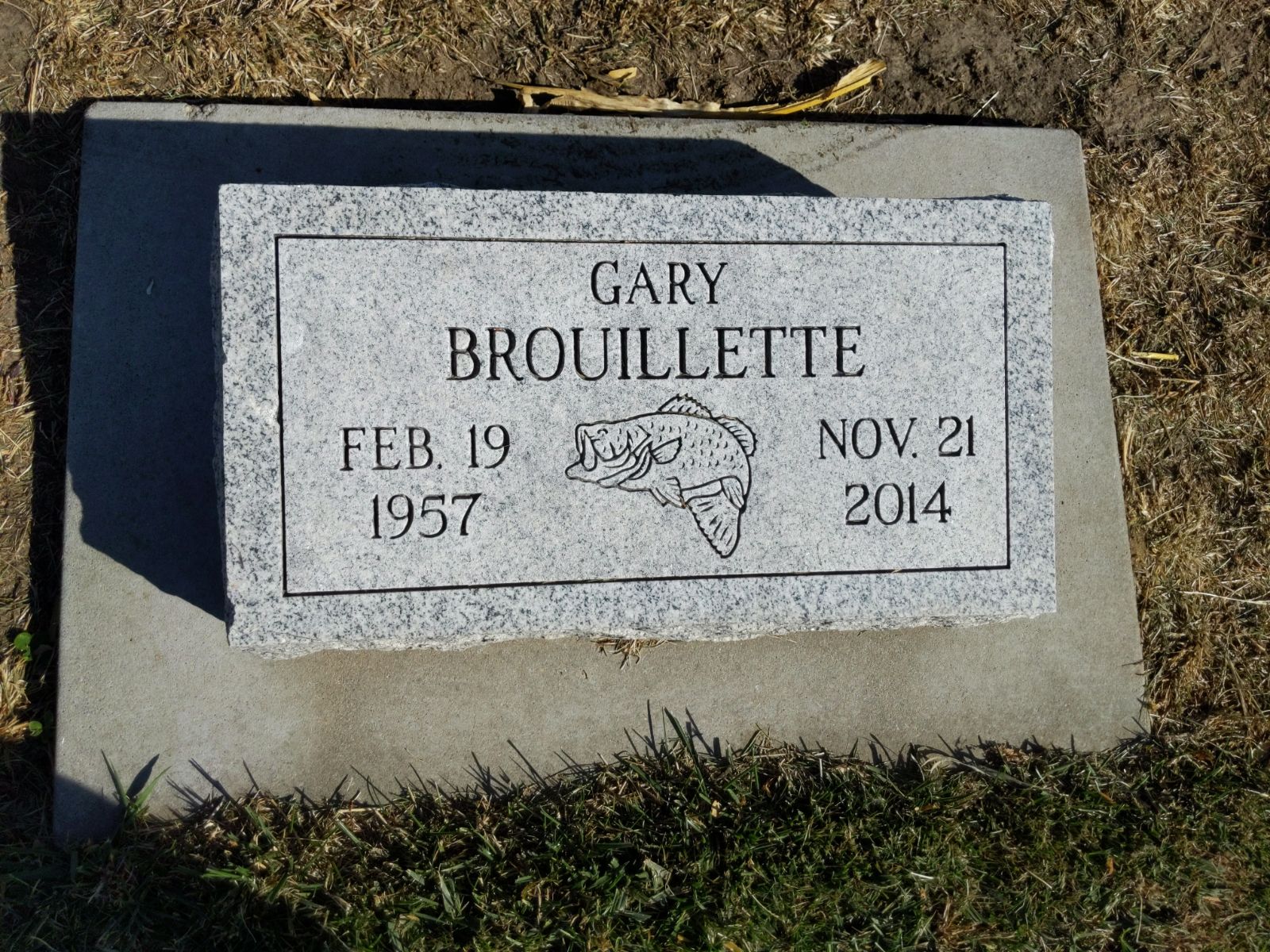 Headstone: Gary Brouillette
