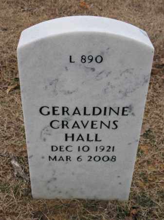Headstone: Geraldine Cravens Hall