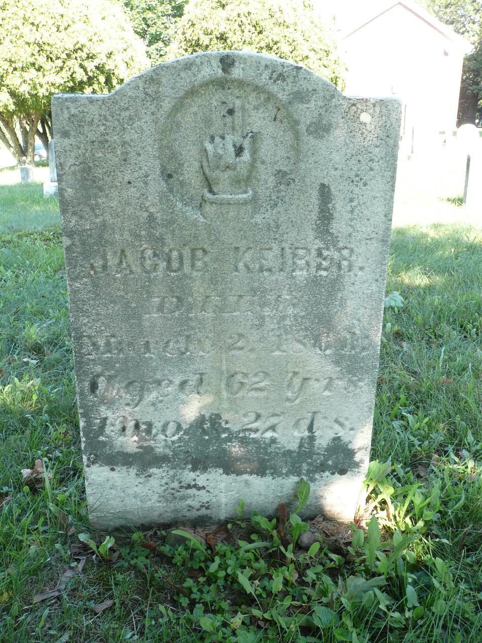 Headstone: Jacob Keiber