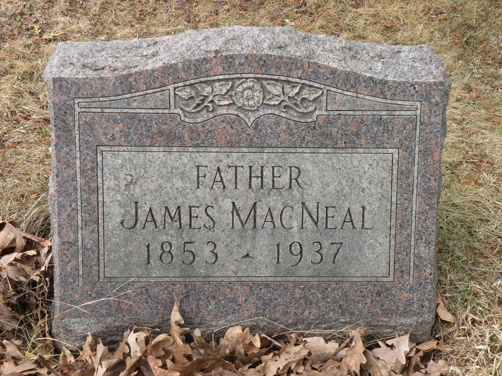 Headstone: James MacNeal