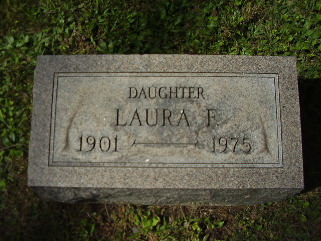 Headstone:  Laura F Shiner
