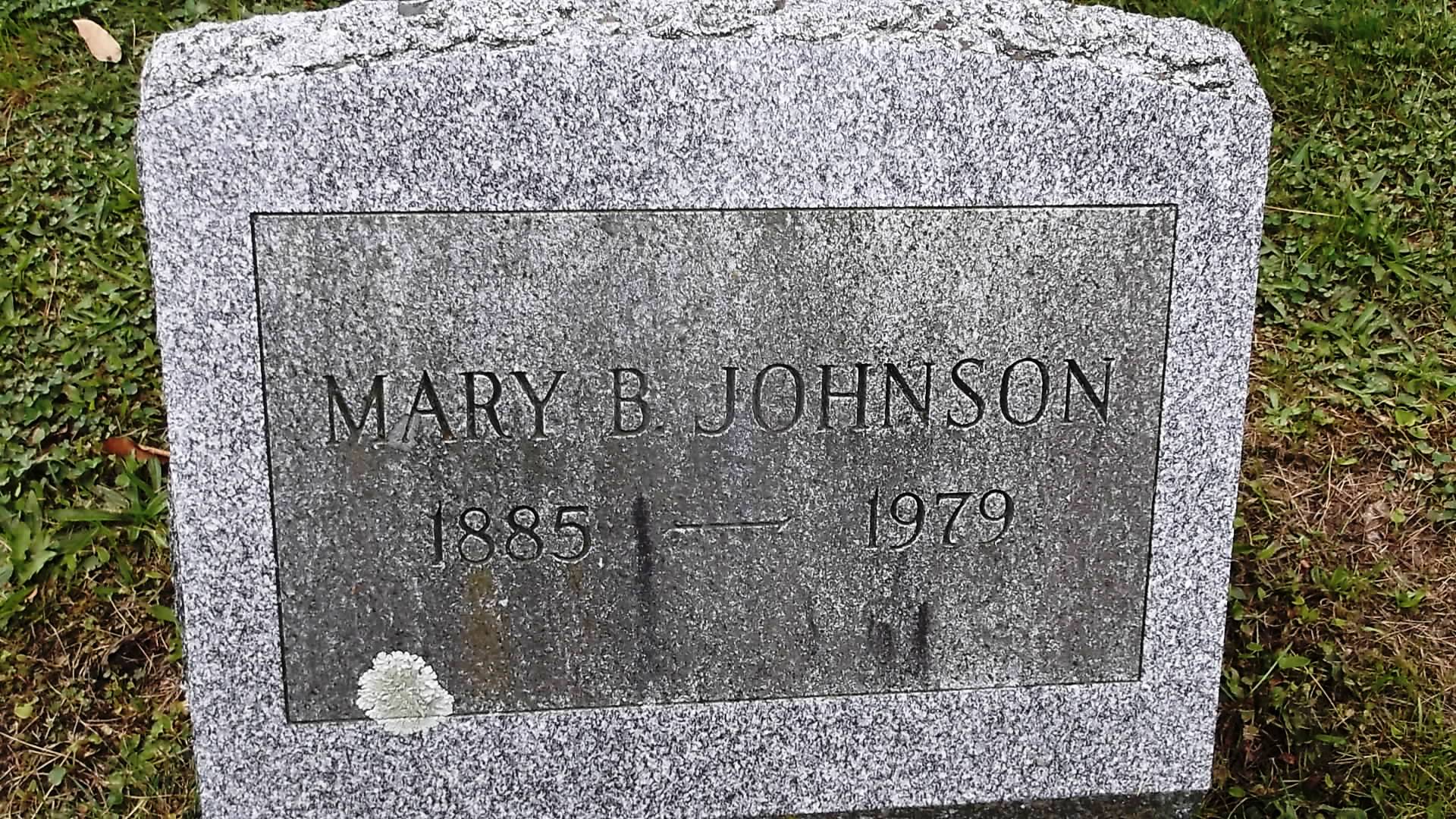 Headstone: Mary B Herrington