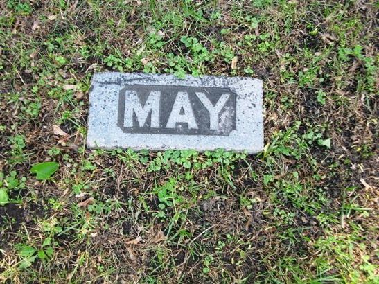 Headstone: May Belle Rice