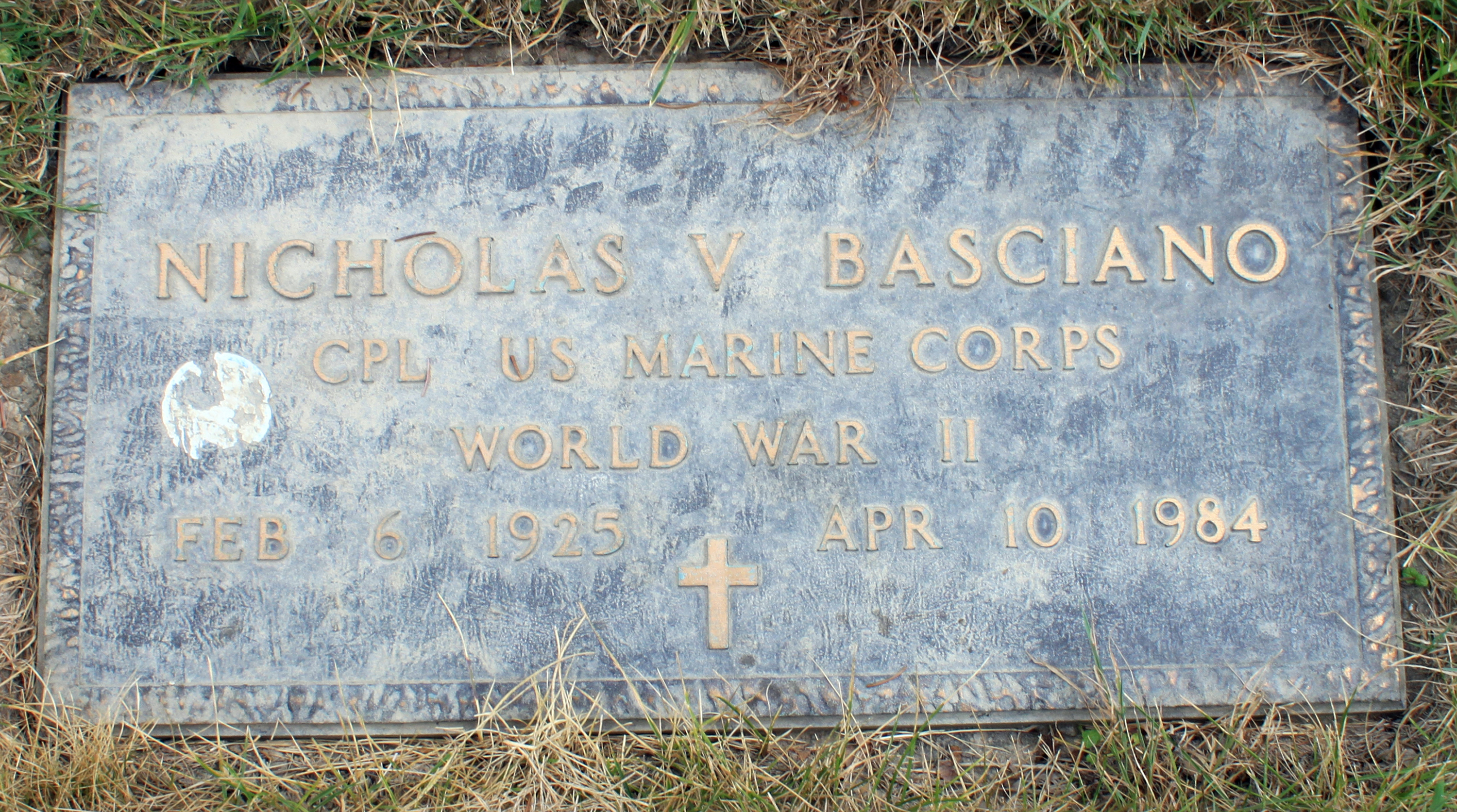 Headstone: Nicholas V Basciano