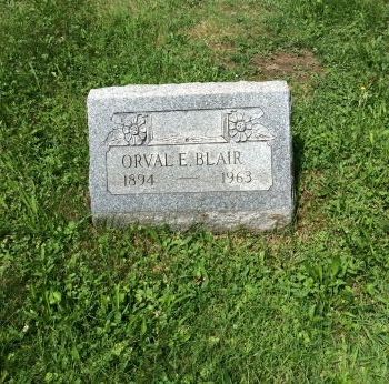 Headstone: Orval E. Blair
