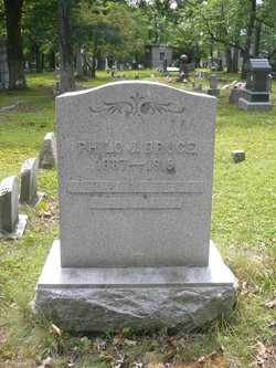 Headstone: Philo J Bruce