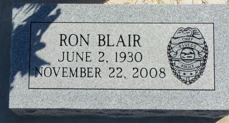 Headstone: Ron Blair