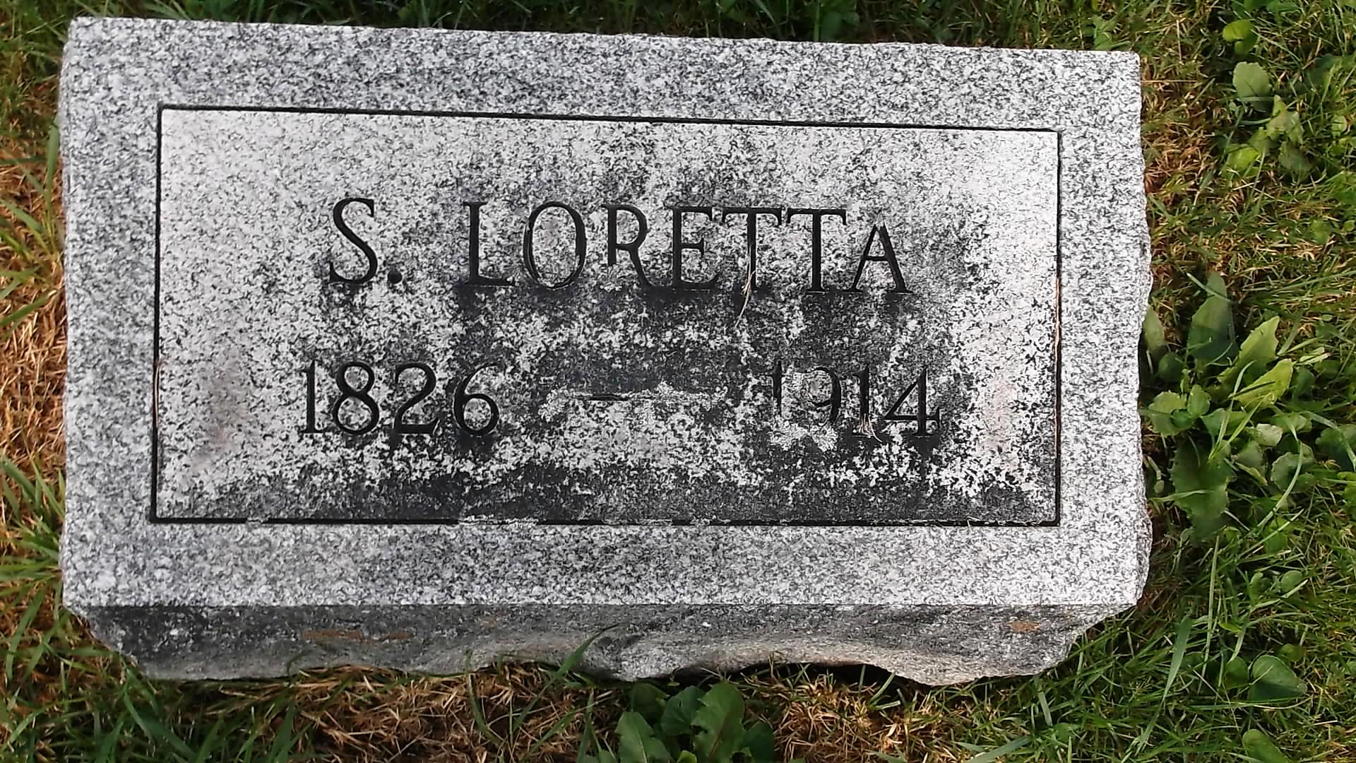 Headstone: S. Loretta Martin