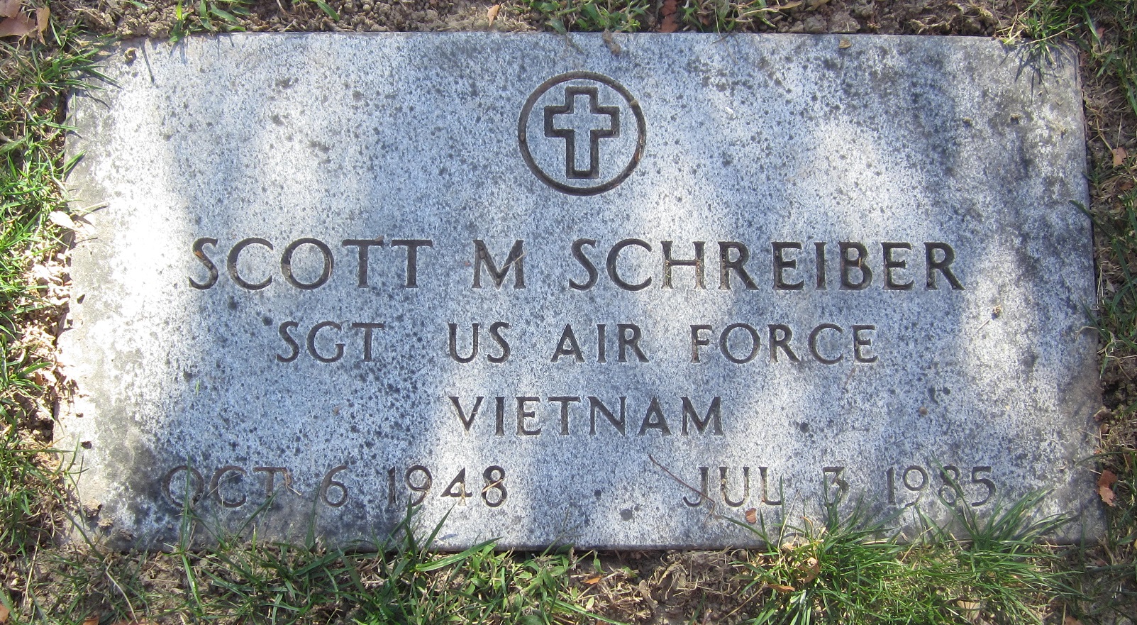 Headstone: Scott M Schreiber