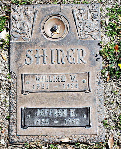 Headstone: Shiner - William W & Jeffrey K