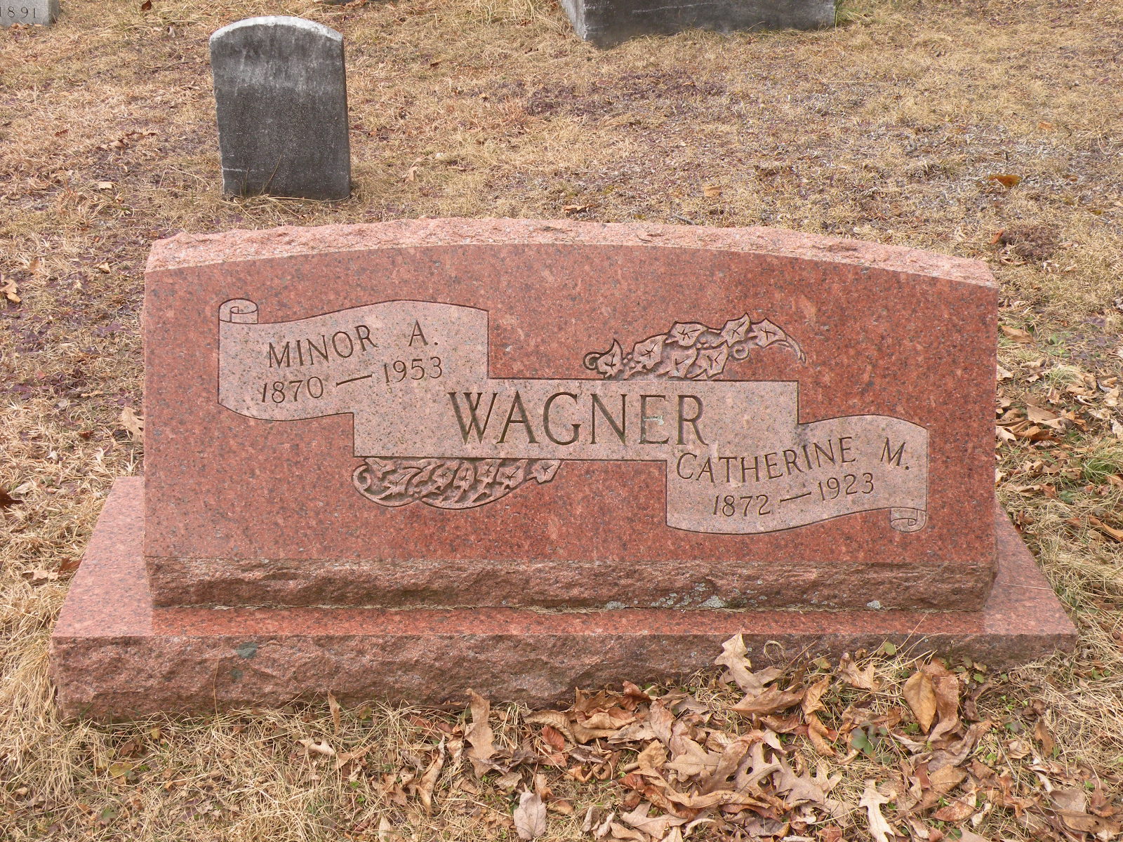 Headstone: Wagner - Minor A & Catherine M