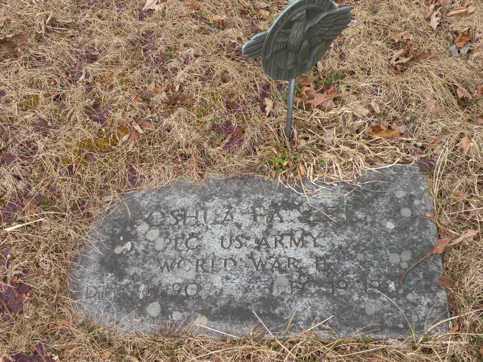 Joshua Barlet Headstone