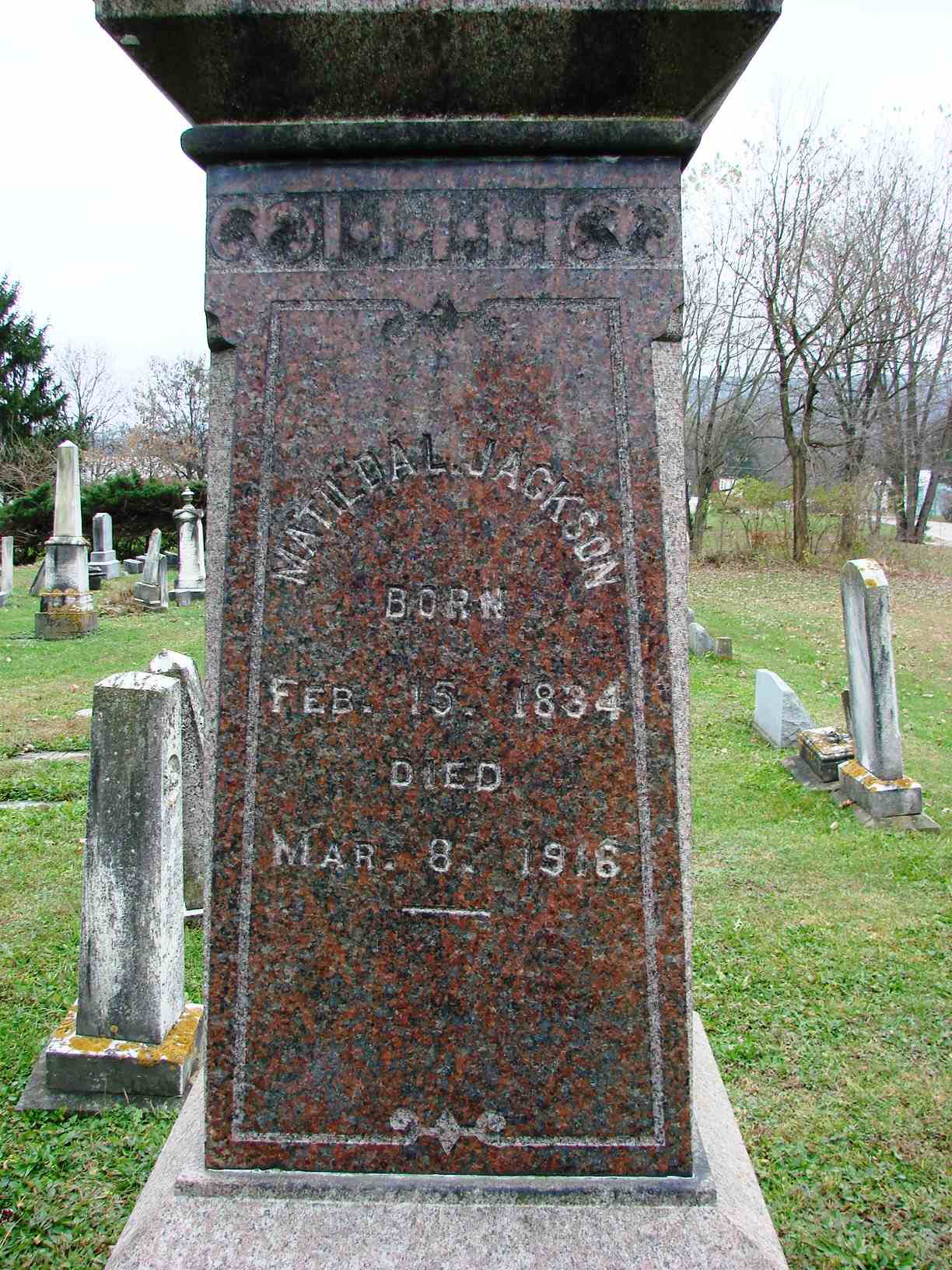 Matilda Jackson Headstone